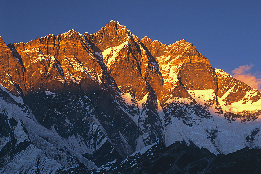 Lhotse South Face Sunset