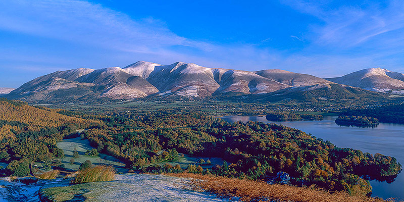 Skiddaw, Saddleback and Derwentwater - a Print for sale from Mountain Images by Ian Evans