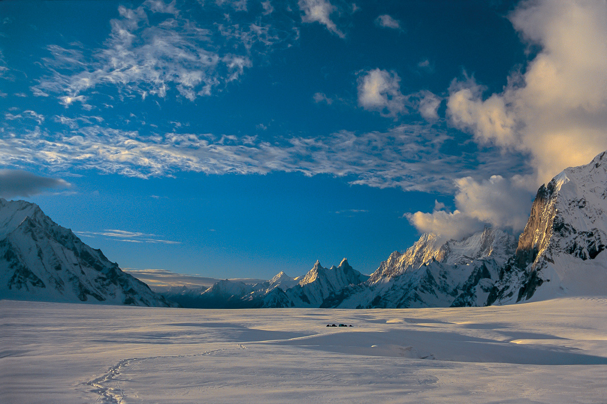 Snow Lake, Karakoram Himalaya, Fuji 645Zi, 1994