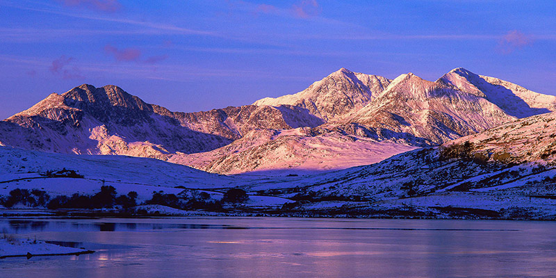 Sunrise Over Snowdon - a Print for sale from Mountain Images by Ian Evans