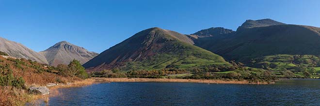 Scafell Pike and Great Gable