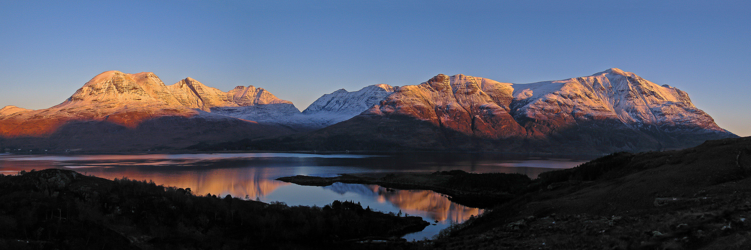 Loch Torridon Sunrise - a Print for sale from Mountain Images by Ian Evans