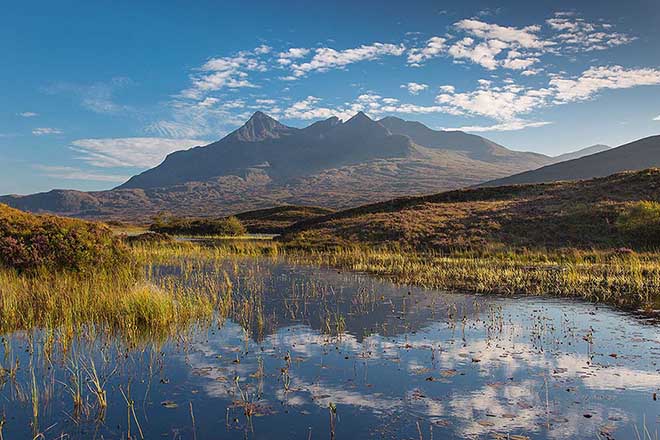 The Cuillins from Loch nan Eilean