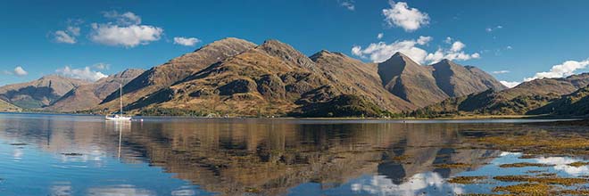 The Five Sisters of Kintail from Ratagan