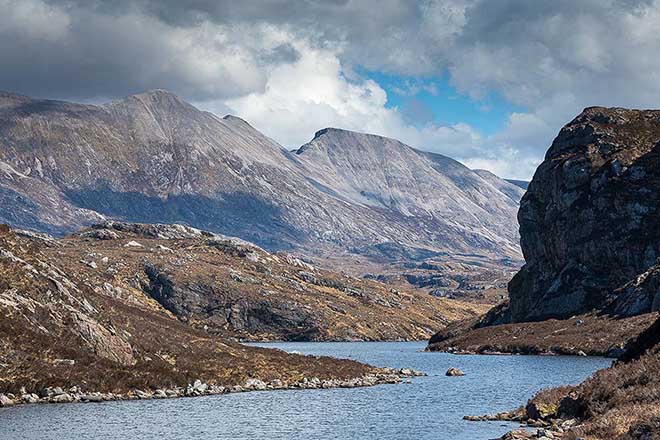 Foinaven from Loch na Thull