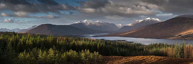 Shower Clouds Across Loch Loyne