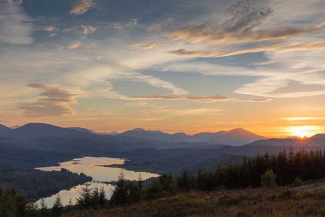 Loch Garry Sunset