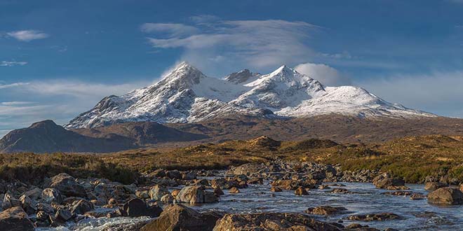 Spring Snow on The Cuillin