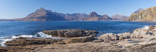 The Peaks of the Cuillins from Elgol