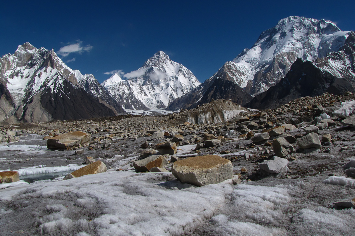 K2, Broad Peak from Concordia, Karakoram Himalaya, Prints of Everest and The Himalayas
