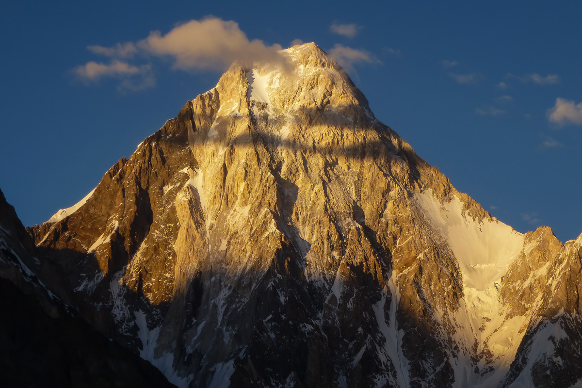 Sunset on Gasherbrum IV, Karakoram Himalaya, Prints of Everest and The Himalayas