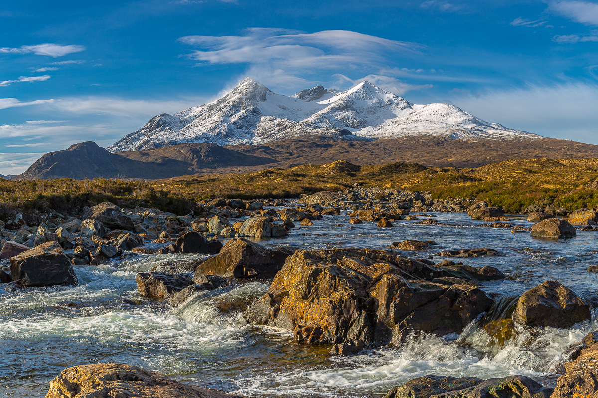 Spring Snow On The Cuillins of Skye