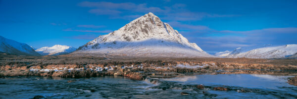 The Buachaille Etive Mor in Winter, The Scottish Highlands