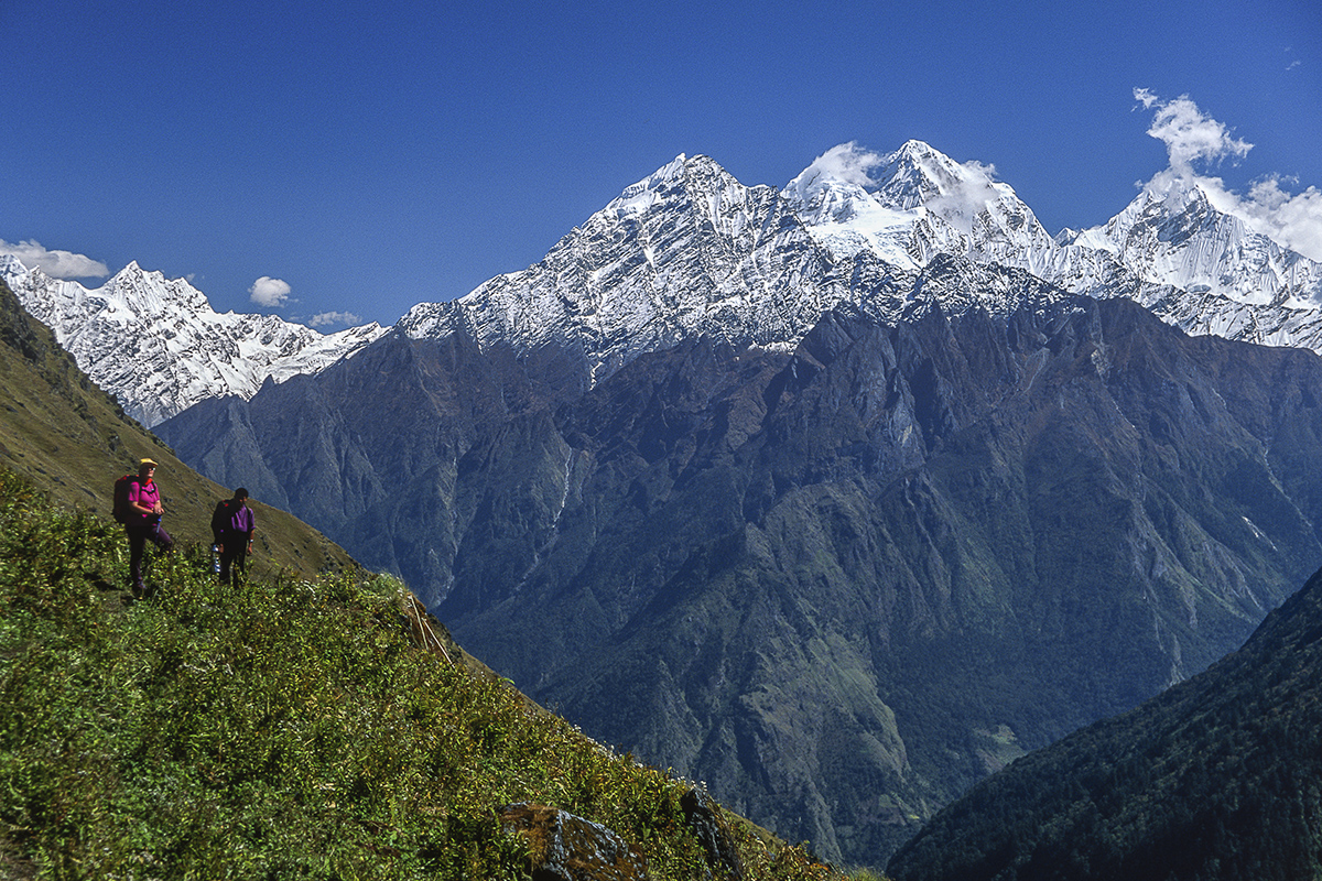 Ganesh from the Chhulung Valley to the west Ganesh from the Chhulung Valley to the west