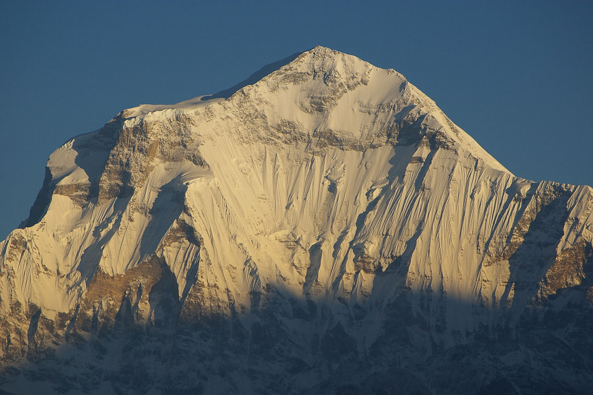 Dhaulagiri 1 from across the Kali Gandaki Valley Dhaulagiri 1 from across the Kali Gandaki Valley
