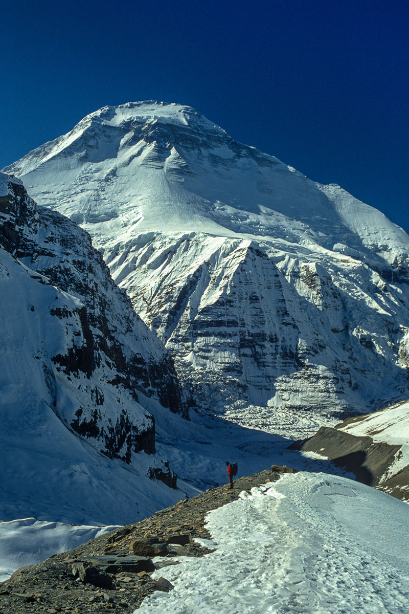 Dhaulagiri 1 From the ascent to French Col Dhaulagiri 1 From the ascent to French Col