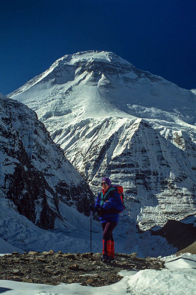 Dhaulagiri 1 From the ascent to French Col Dhaulagiri 1 From the ascent to French Col