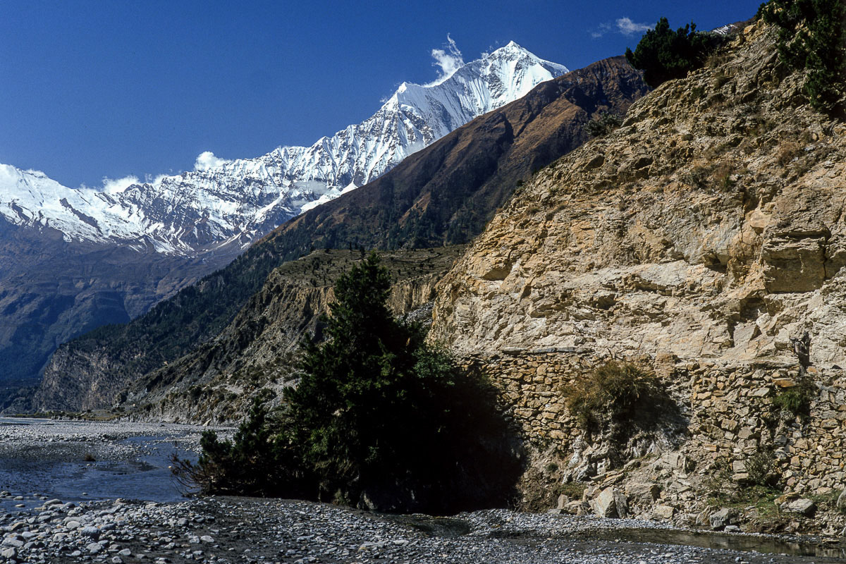 Dhaulagiri 1 from the Kali Gandaki Valley Dhaulagiri 1 from the Kali Gandaki Valley