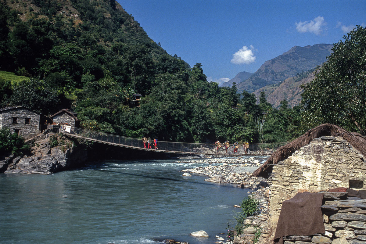 The Kali Gandaki River at Beni The Kali Gandaki River at Beni