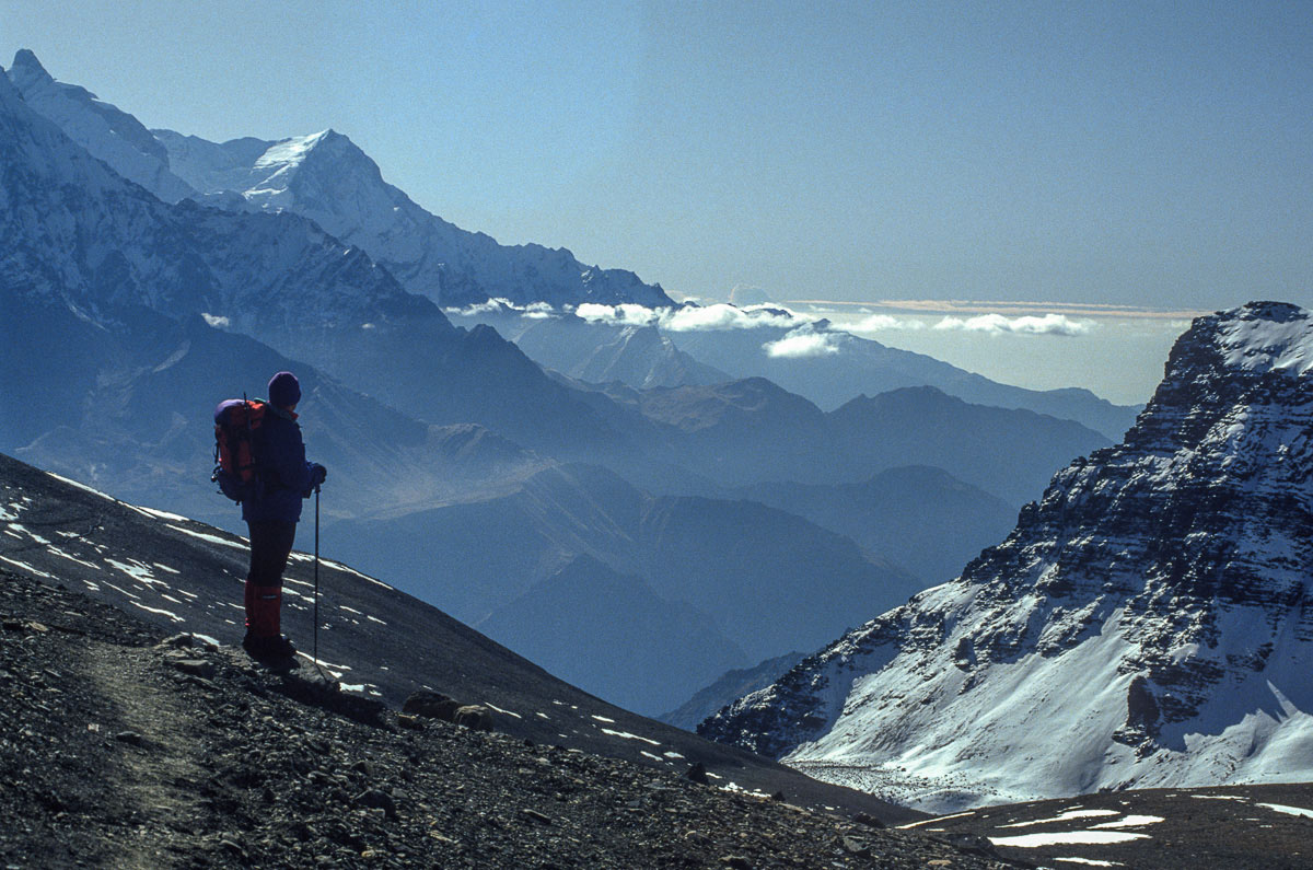 The Kali Gandaki Valley from Damphus Pass The Kali Gandaki Valley from Damphus Pass