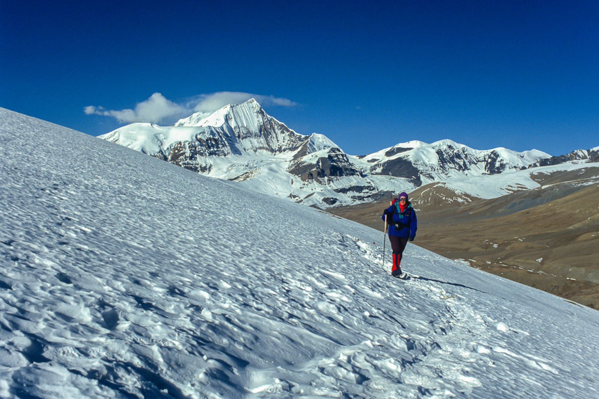 Sita Chuchura from Damphus Pass Sita Chuchura from Damphus Pass