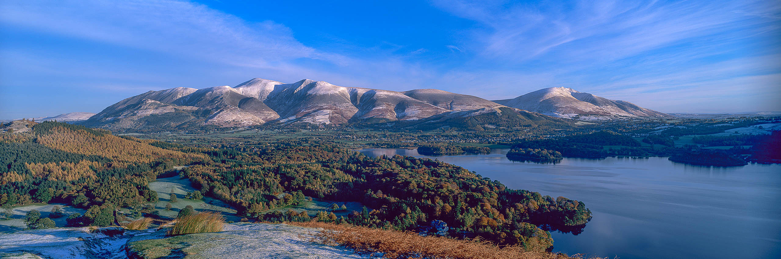 Skiddaw, Saddleback and Derwentwater from Catcalls by Ian Evans/Mountain Images