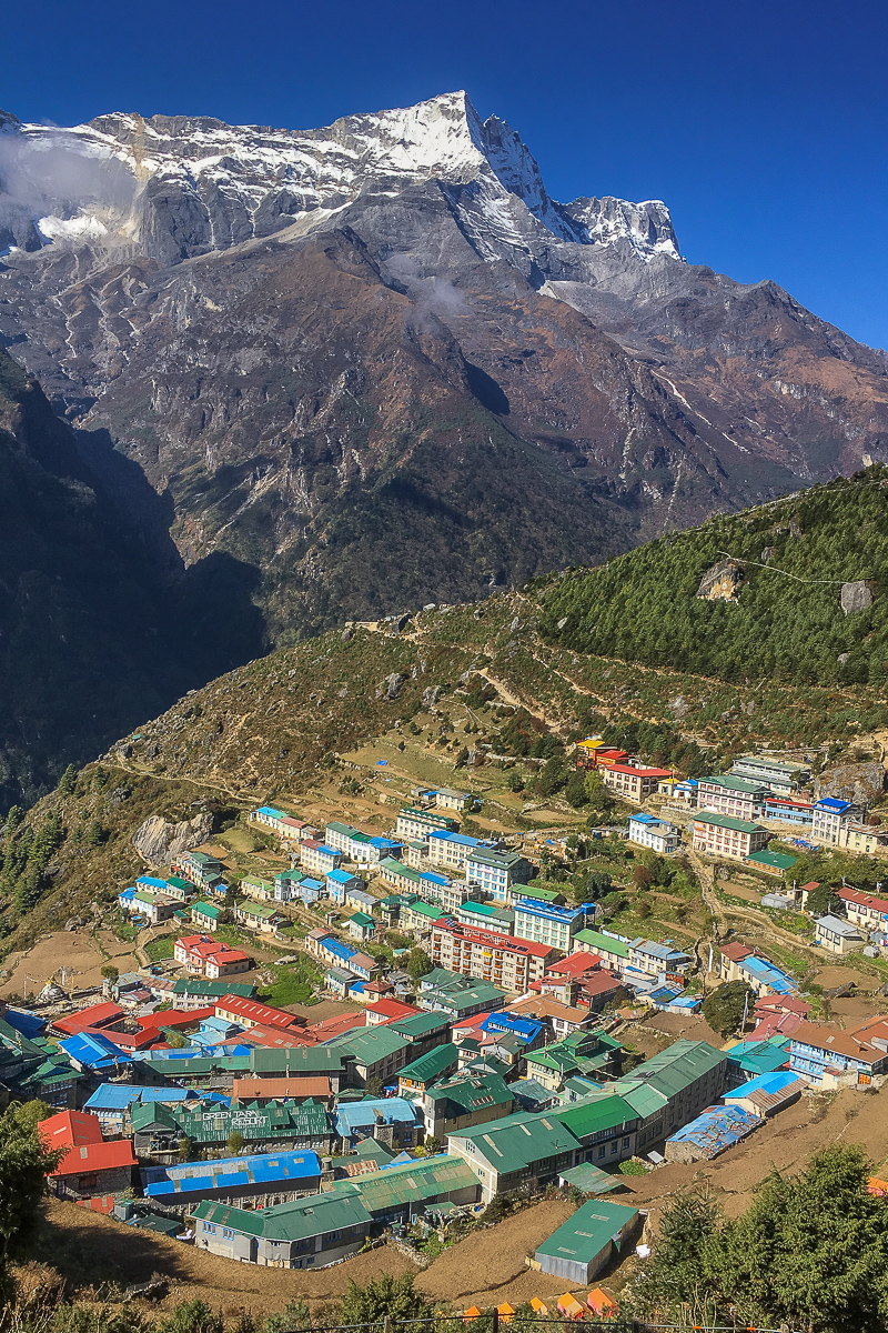 Namche Bazaar and Kwangde Peak