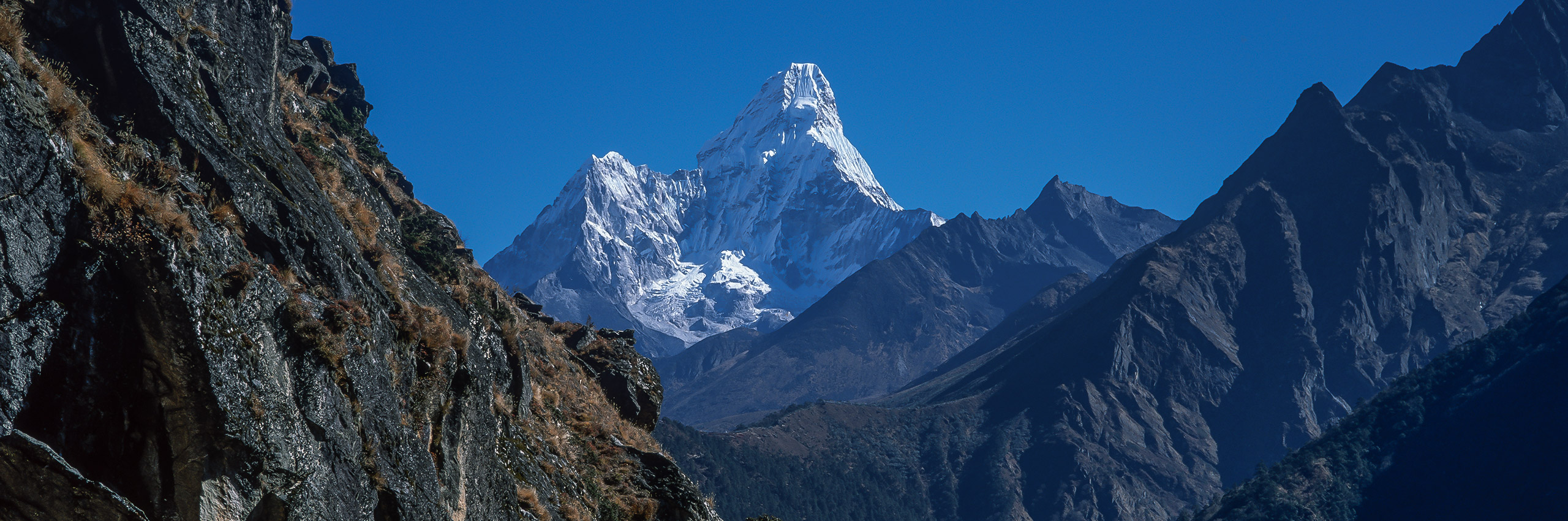 Ama Dablam from above Khumjung Village