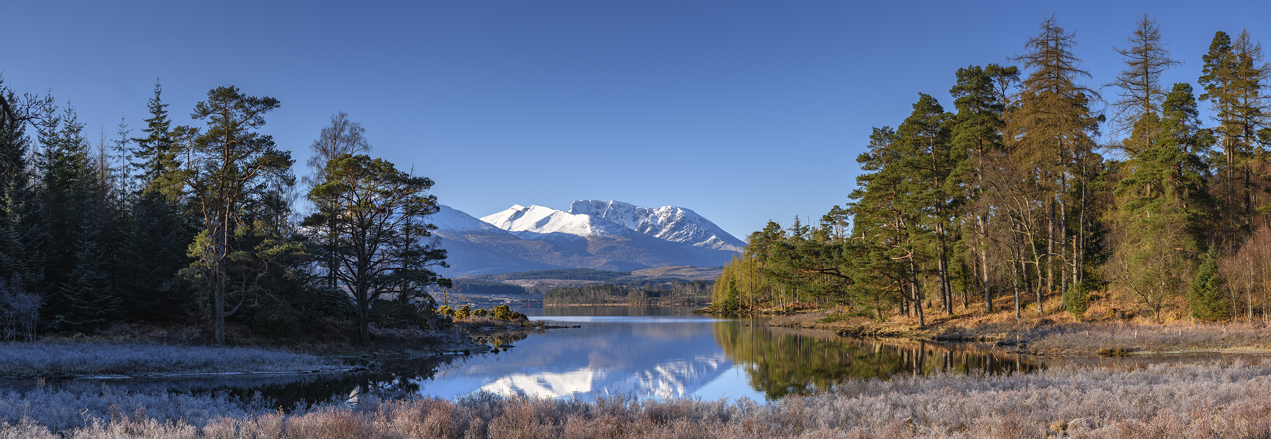 Ben Nevis and Loch Lochy from Bunarkaig by Ian Evans/Mountain Images