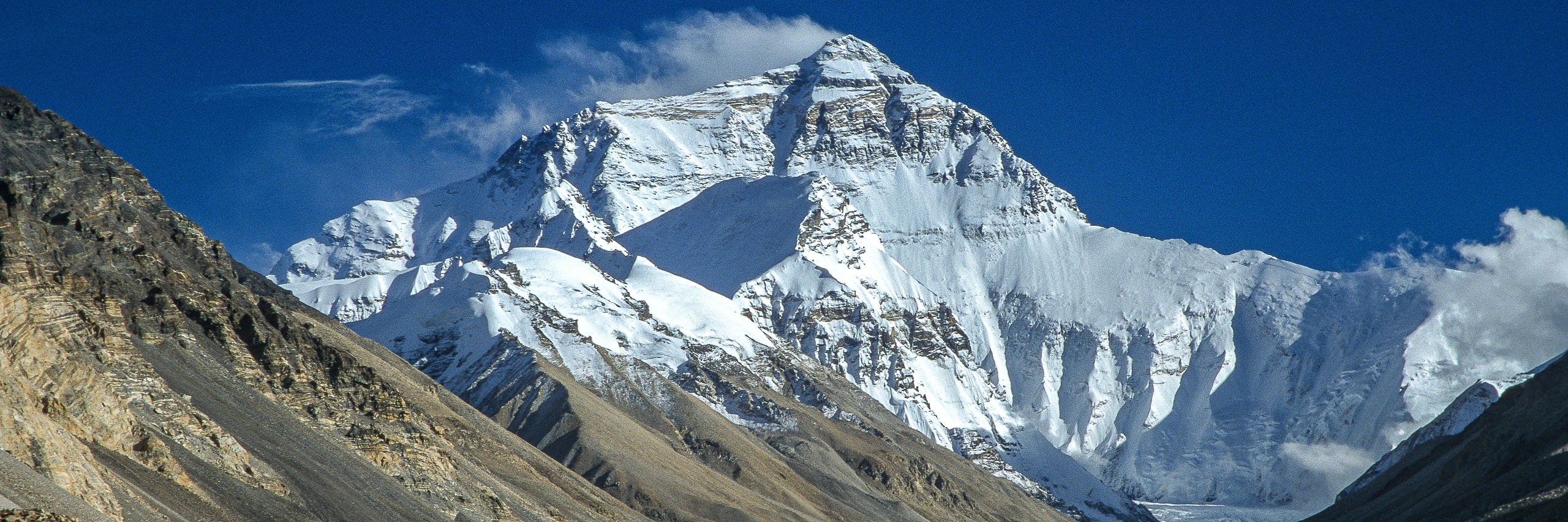 Everest North Face from Rongbuk, Tibet