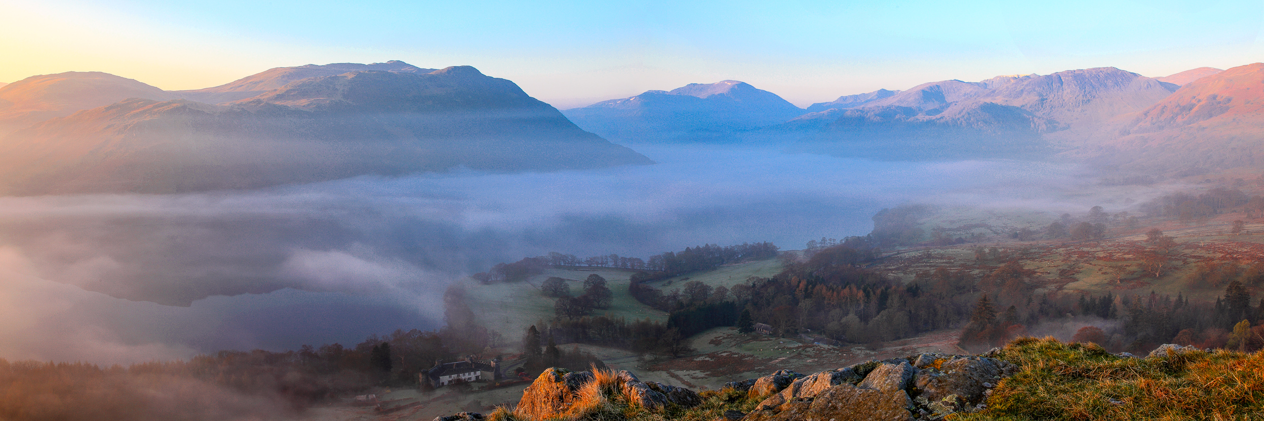 Ullswater Morning Mists by Ian Evans/Mountain Images